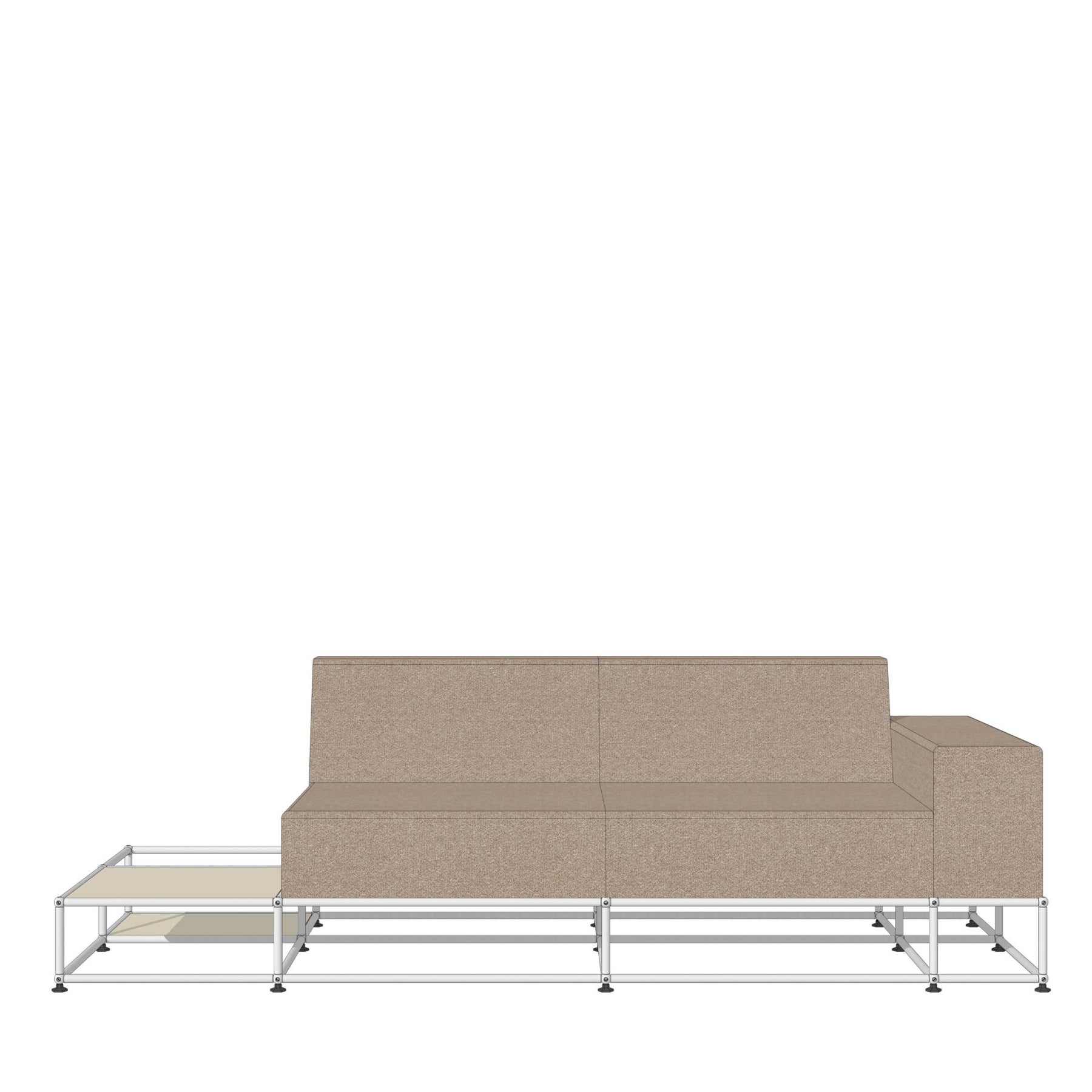 Formation 2 Module Sofa with Side Table