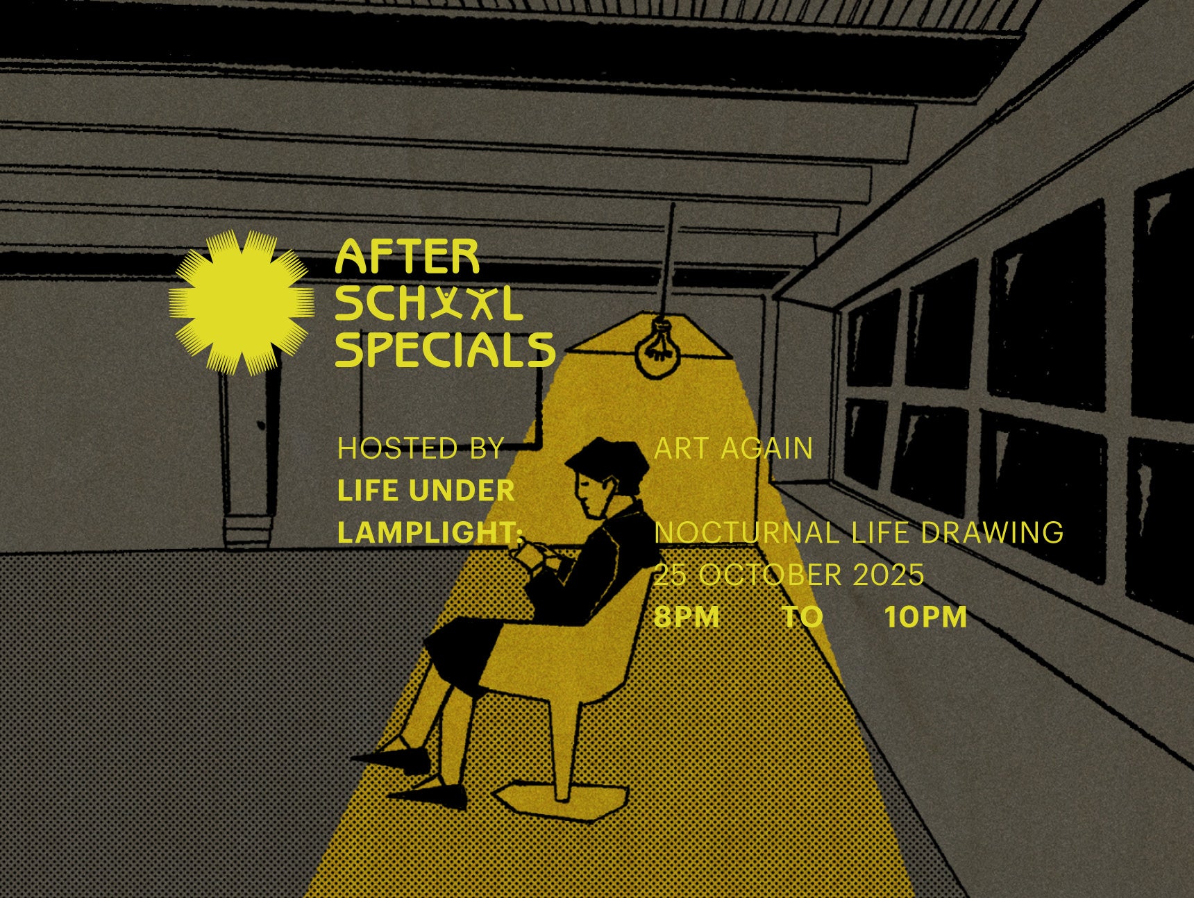Life Under Lamplight: Nocturnal Life Drawing