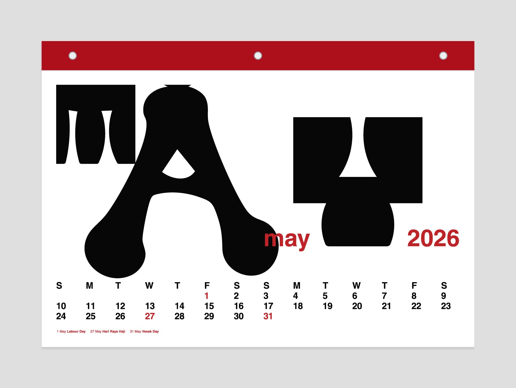2026 Aa Calendar