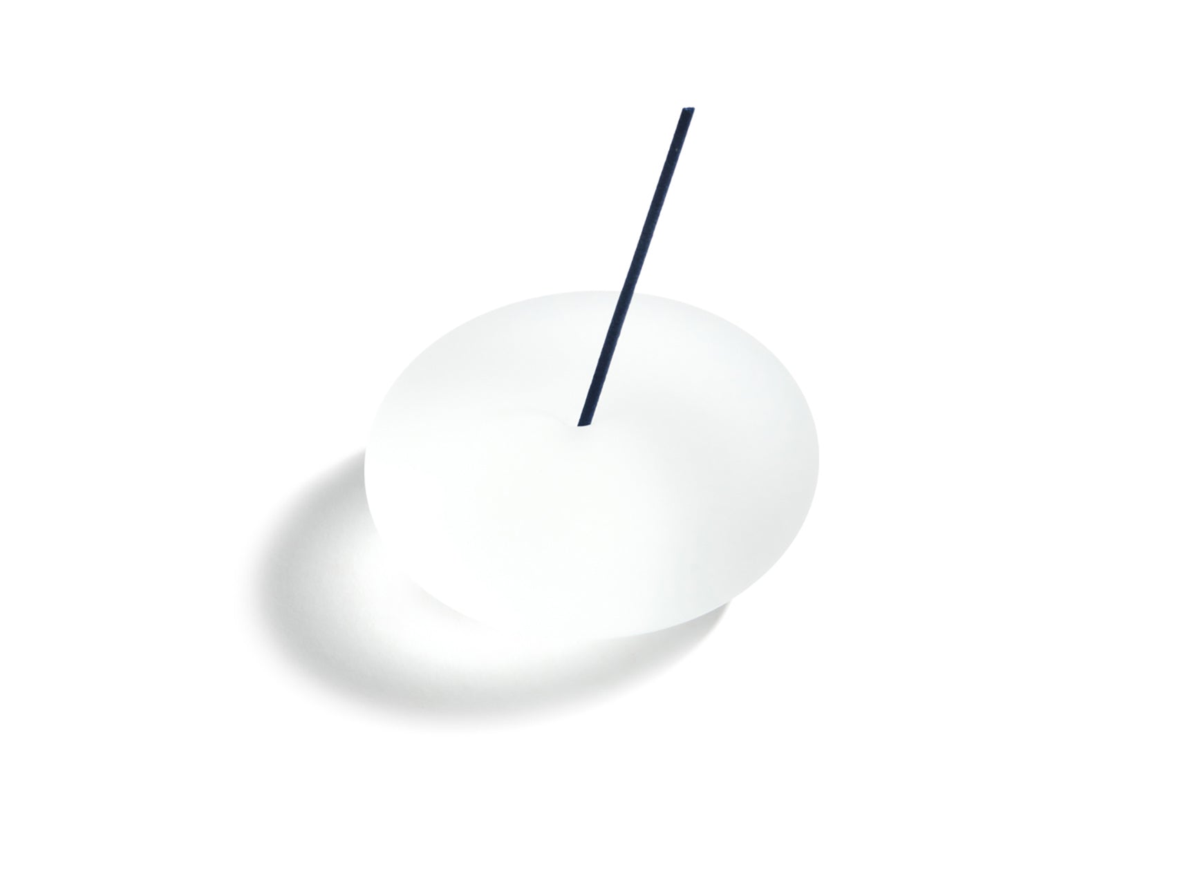 Glass Pebble Incense Holder - Matte