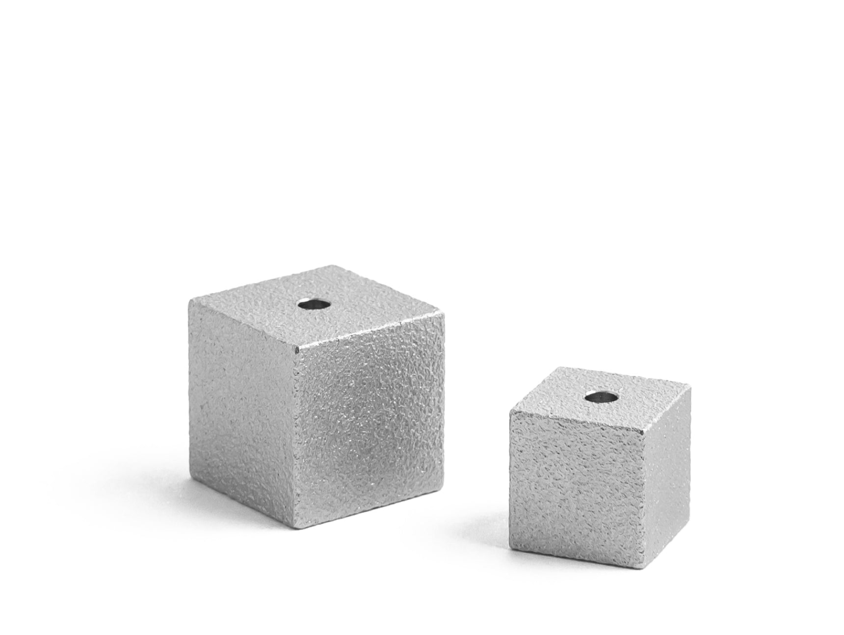 Incense Holder - Silver Cube