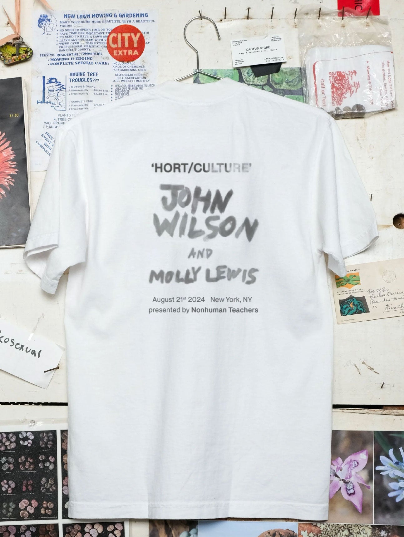 John Wilson & Molly Lewis T-Shirt - White