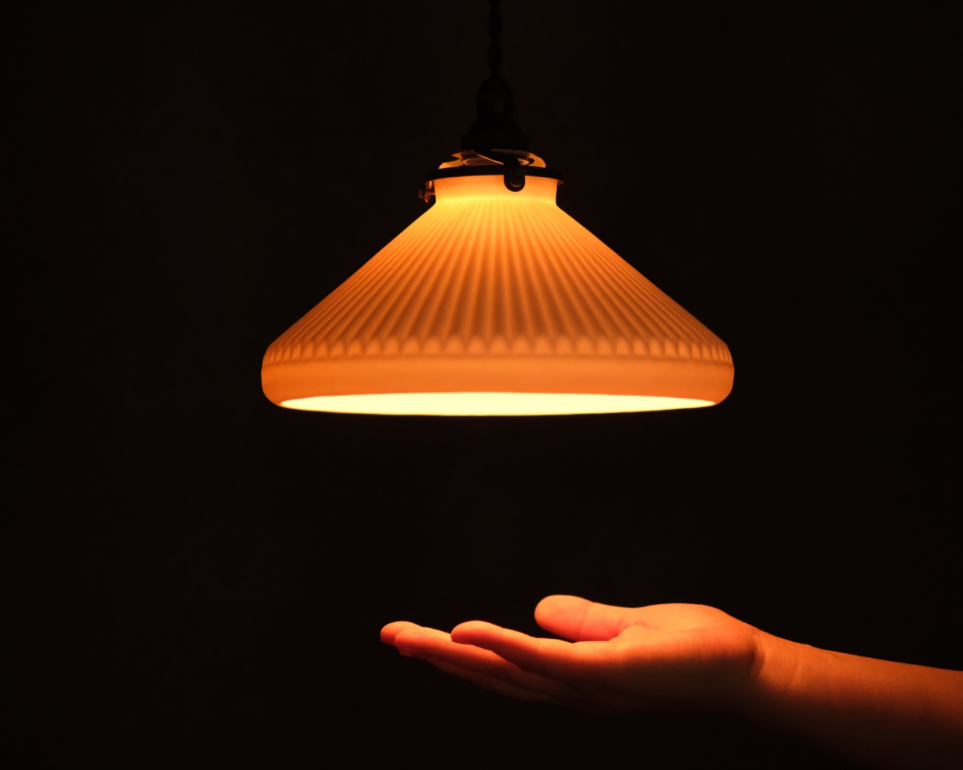 Porcelain Pendant - Accordian M (Open)