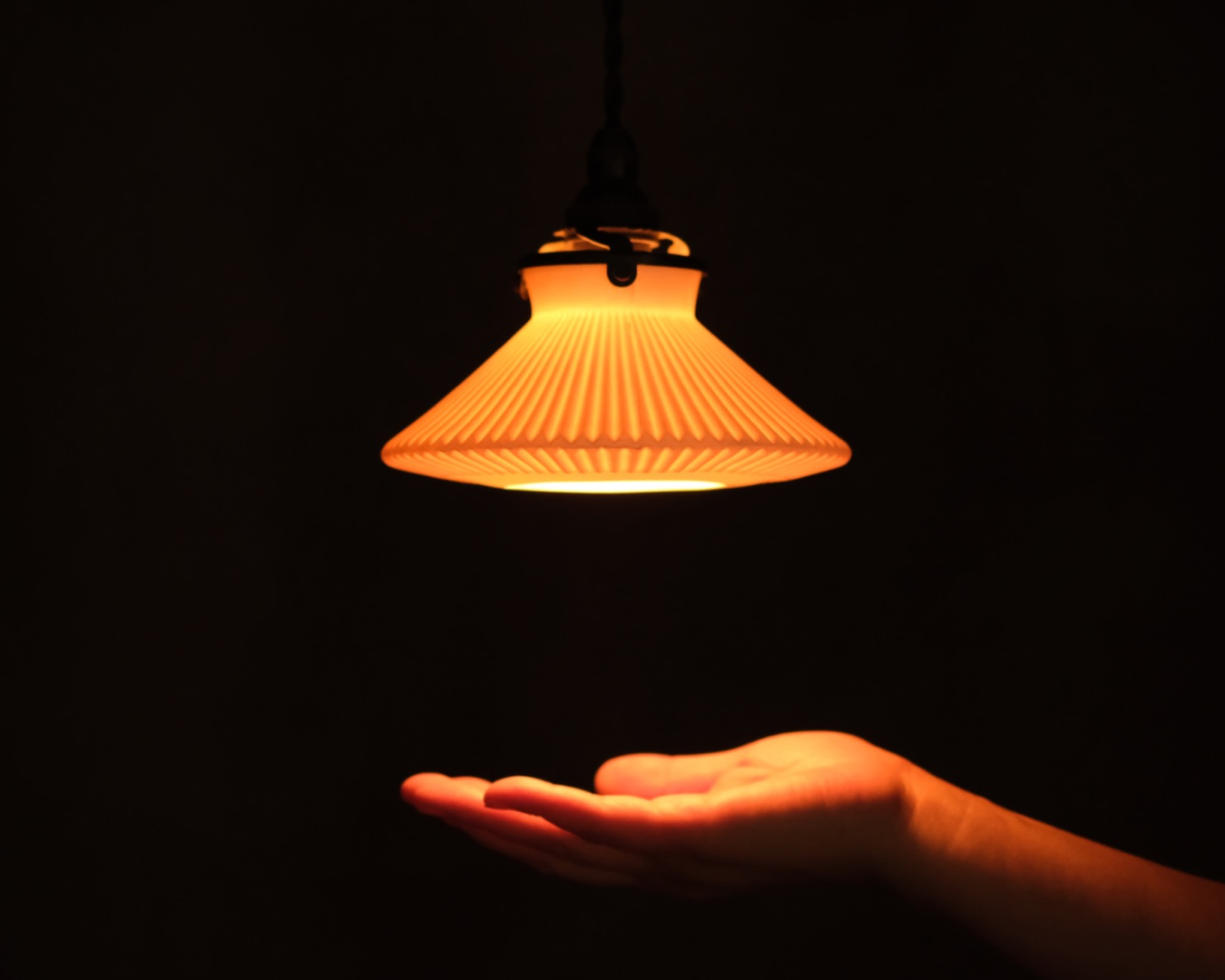 Porcelain Pendant - Accordian S (Half)