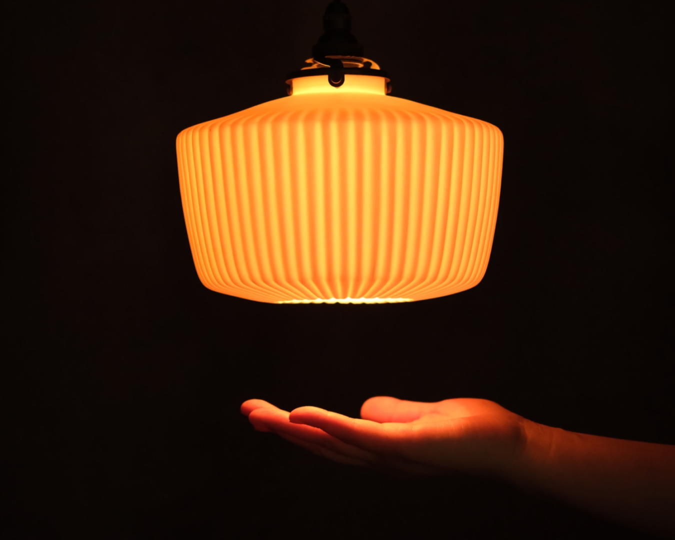 Porcelain Pendant - Arc L (Open)