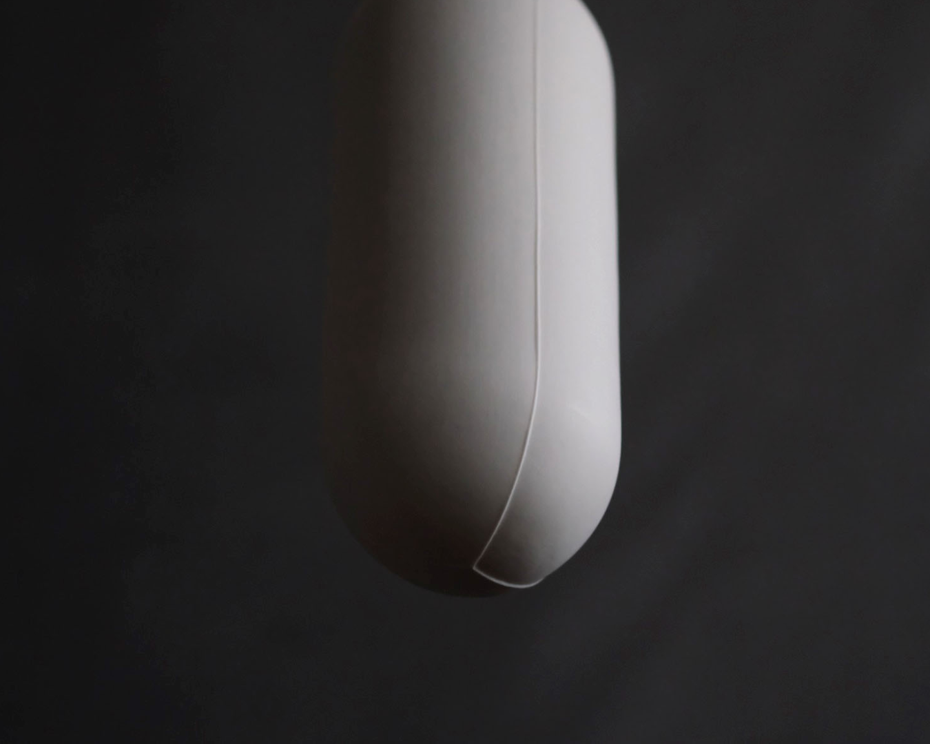 Porcelain Pendant - Capsule Slim L