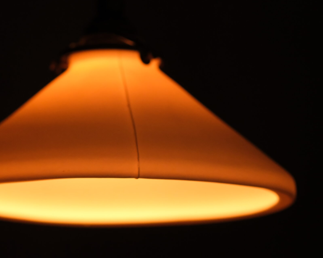 Porcelain Pendant - Cone M (Open)