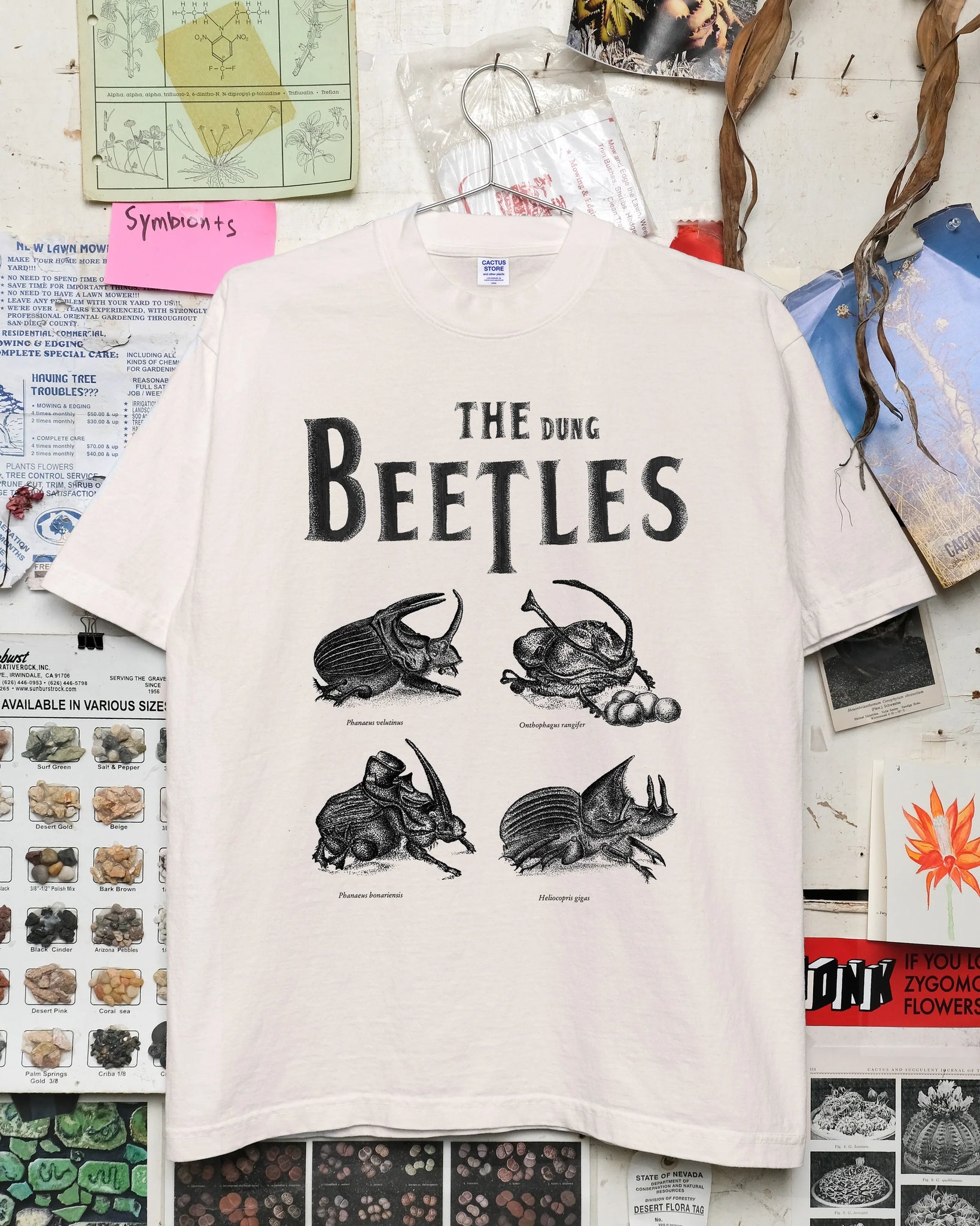 The Dung Beetles T-Shirt - Cream