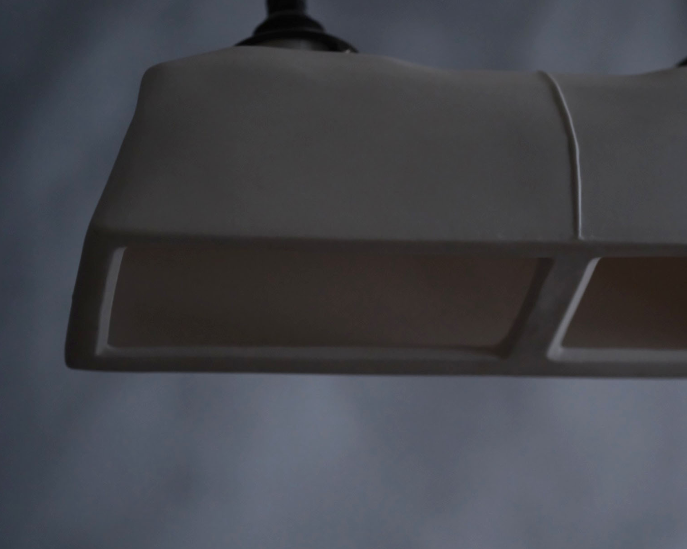 Porcelain Pendant - Double Polygon M