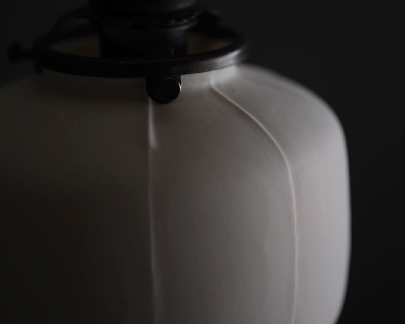 Porcelain Pendant - Orb S (Open)