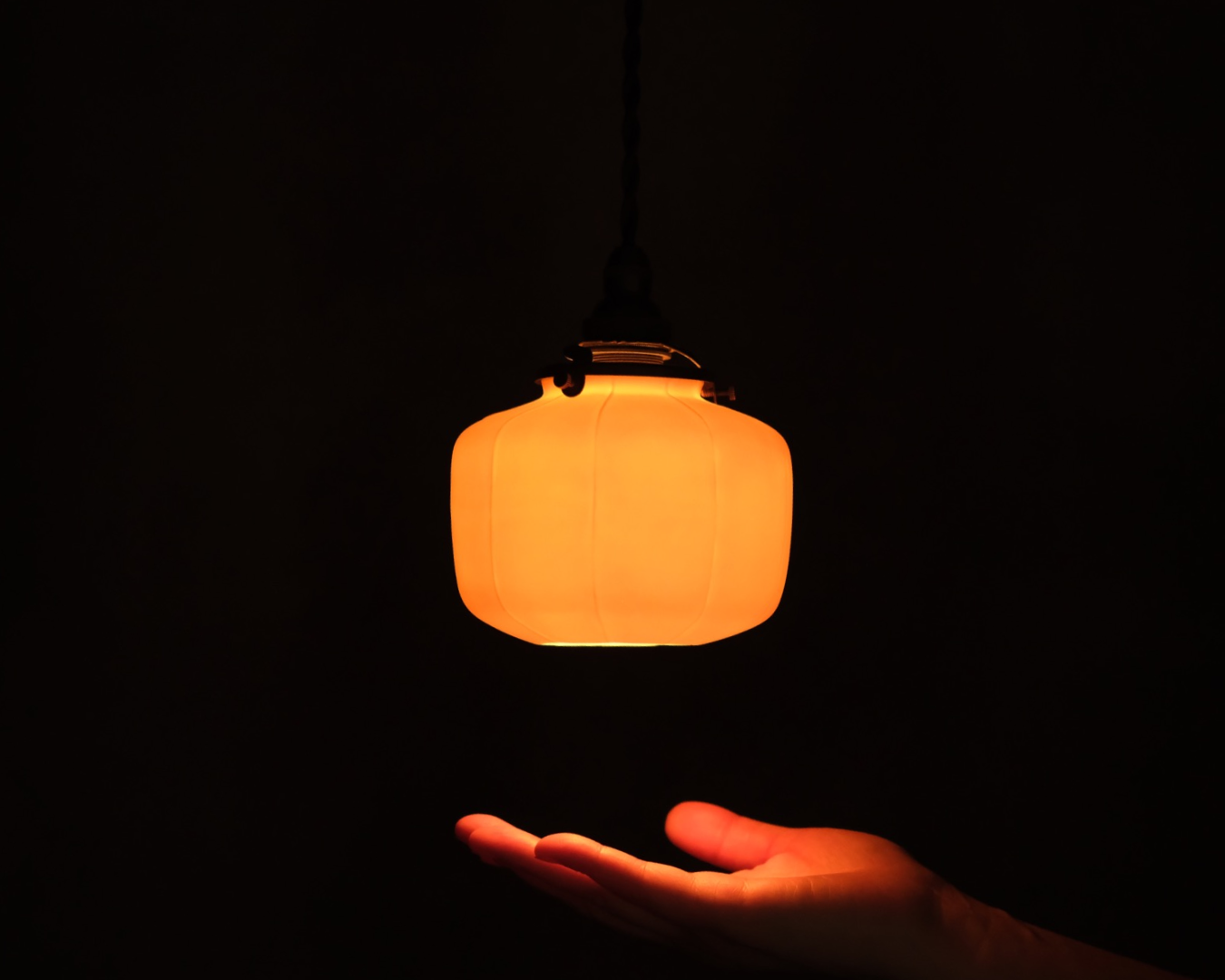 Porcelain Pendant - Orb S (Open)